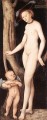 Venus y Cupido con un panal Lucas Cranach el Viejo desnudo